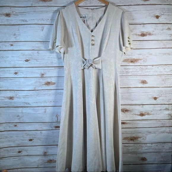 Algo Dresses & Skirts - Vintage ALGO Petite Short Sleeve Dress Size 14P